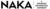 NAKA Logo - Black - Tagline on Right - Transparent 56x292