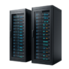 two-modern-black-server-racks-with-glowing-blue-lights-isolated-on-transparent-background-png
